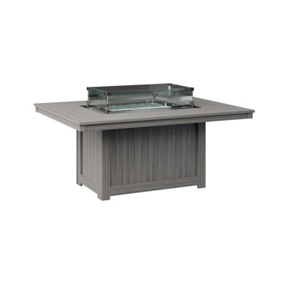 Berlin Gardens Donoma Rectangular Fire Pit Table