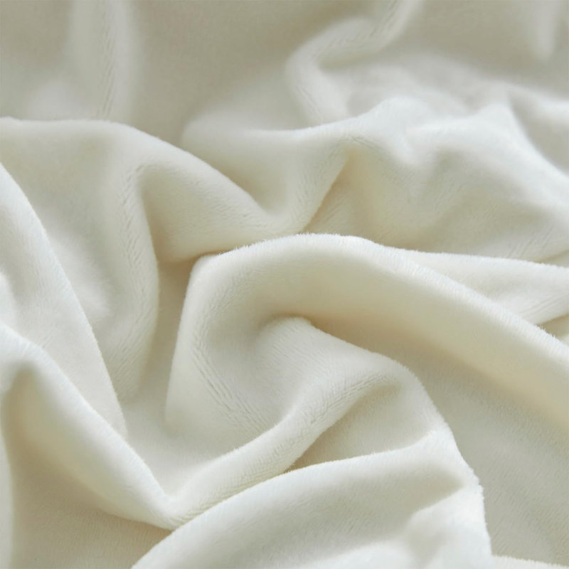 Ensemble d'édredon en polyester, Édredon pour très grand lit + 2 très grandes ta, Beige