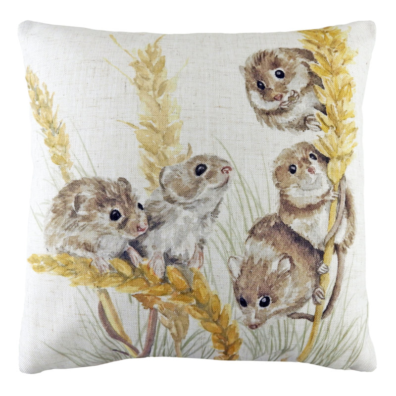 Floral Square Throw Pillow Cover