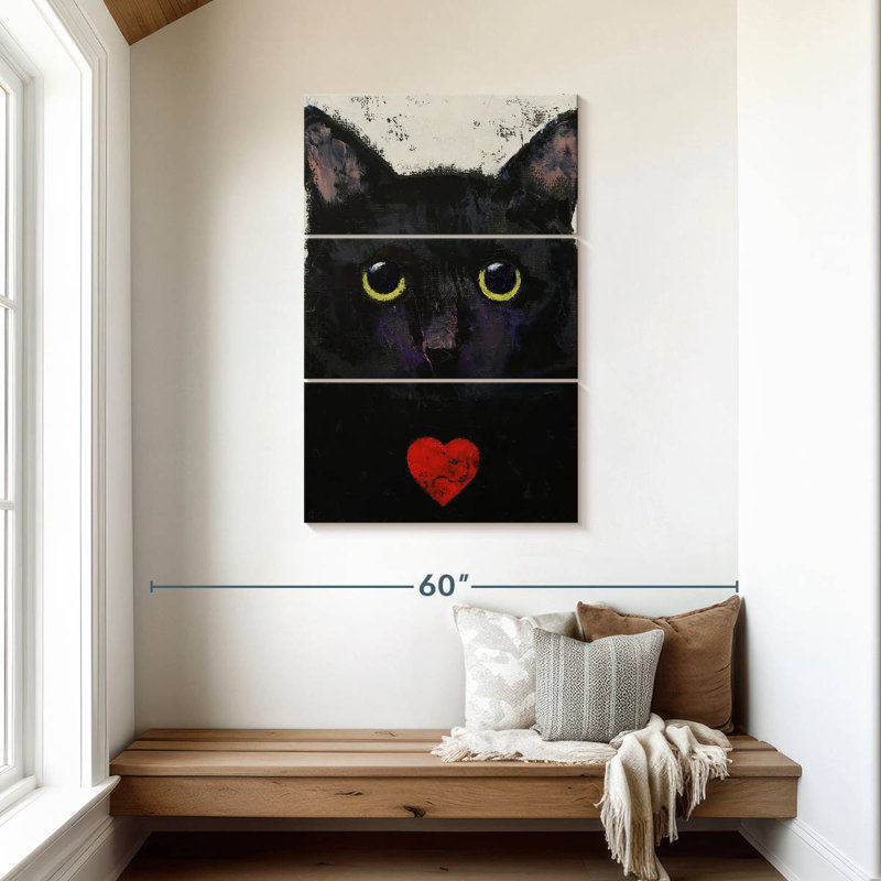 Brampt Love Cat, H 45 po x l 28 po
