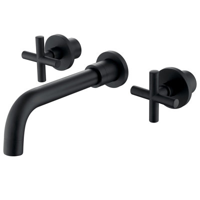 Wall Mounted Optional 2-handle Bathroom Faucet