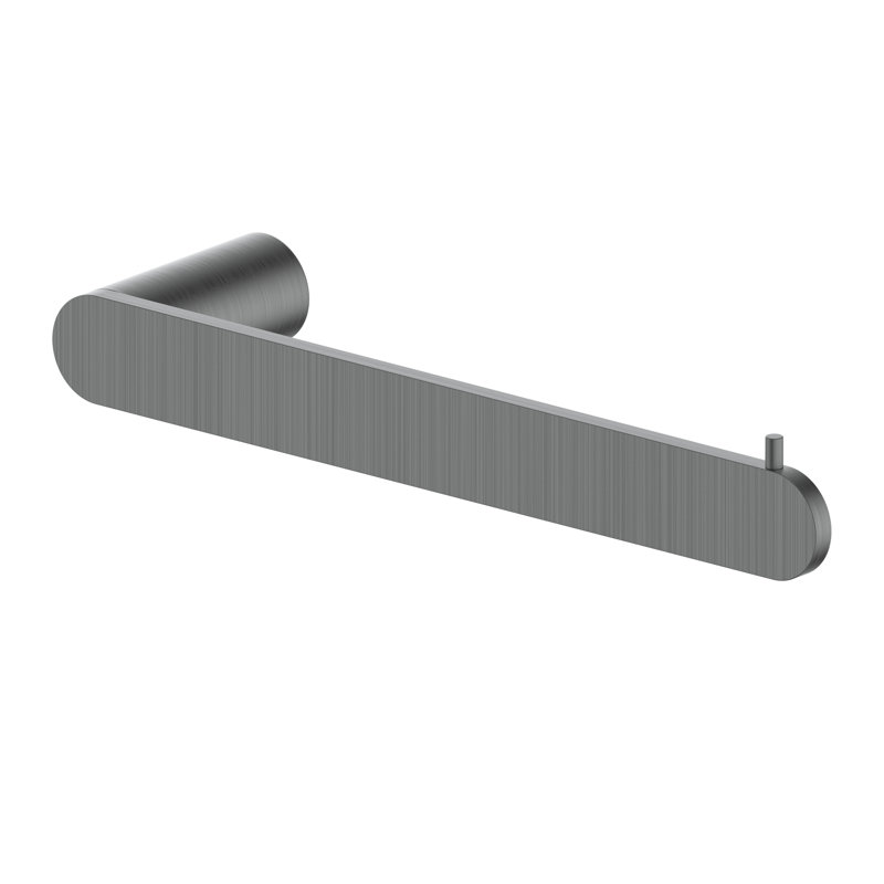 Crystal Bay 9.6" Wall Mounted Towel Bar, Gun Metal
