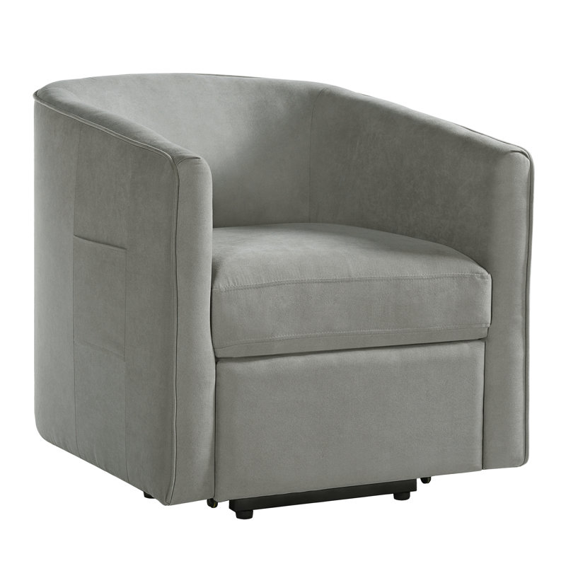 Fauteuil inclinable électrique de 33,5 po de largeur avec repose-pieds, Gris