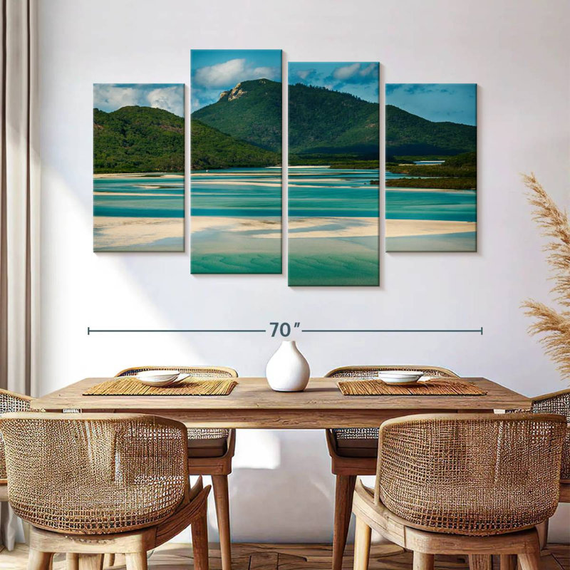 Gillard Whitehaven Beach Lagoon, H 42 po x l 68 po