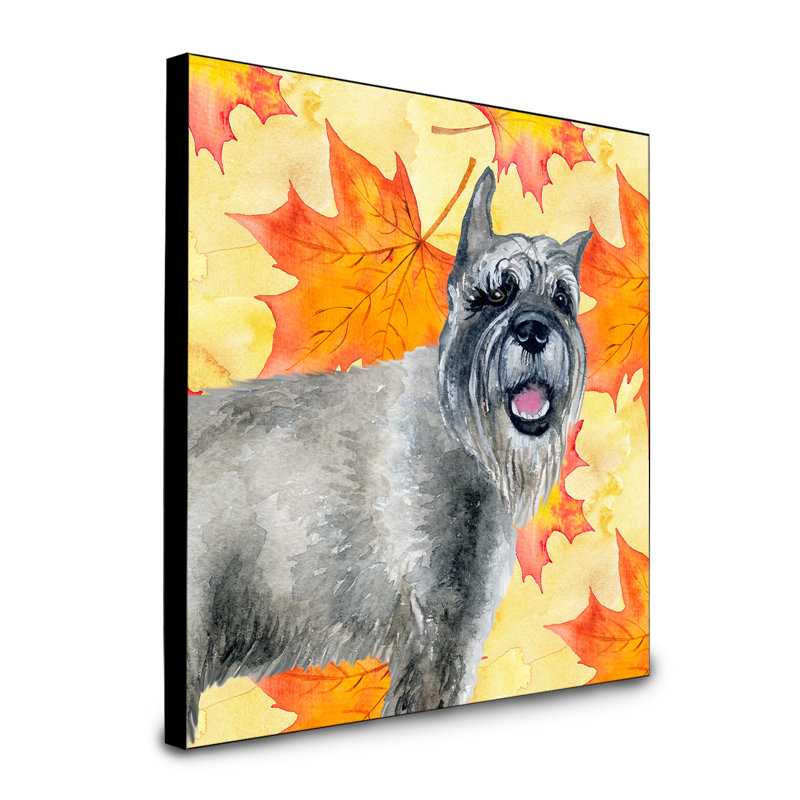 Panneau mural d’art Cannes, Schnauzer