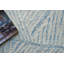 Kascata Hand Tufted Geometric Area Rug in Blue/Ivory-93724952