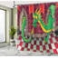 Rideau de douche simple castle avec dragon Seraphina-22026041