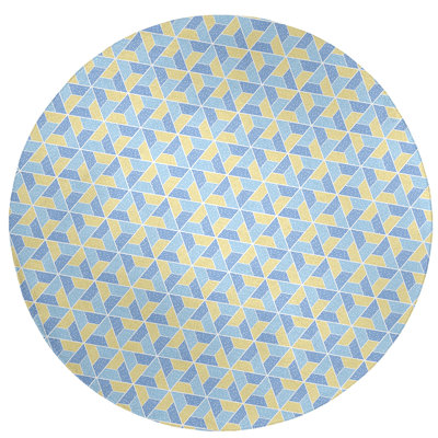 Chenille Geometric Indoor Rug