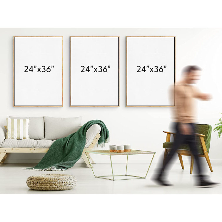 SIGNLEADER Framed Canvas Print Wall Art Set Geometric Boho Stylish Polygon  Variety Abstract Shapes Illustrations Modern Art Minimalism Decorative For  Living Room, Bedroom, Office - 16