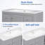 Meuble-lavabo simple 36 po avec plateau en céramique, 4 tiroirs et 1 porte-1741341990