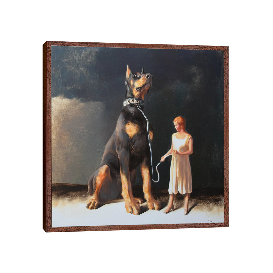 Protectress von Rudolf Kosow - Galerie-verpackte Leinwand Giclée