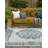 Cowell Oriental Blue/Gray Indoor/Outdoor Area Rug-517157302