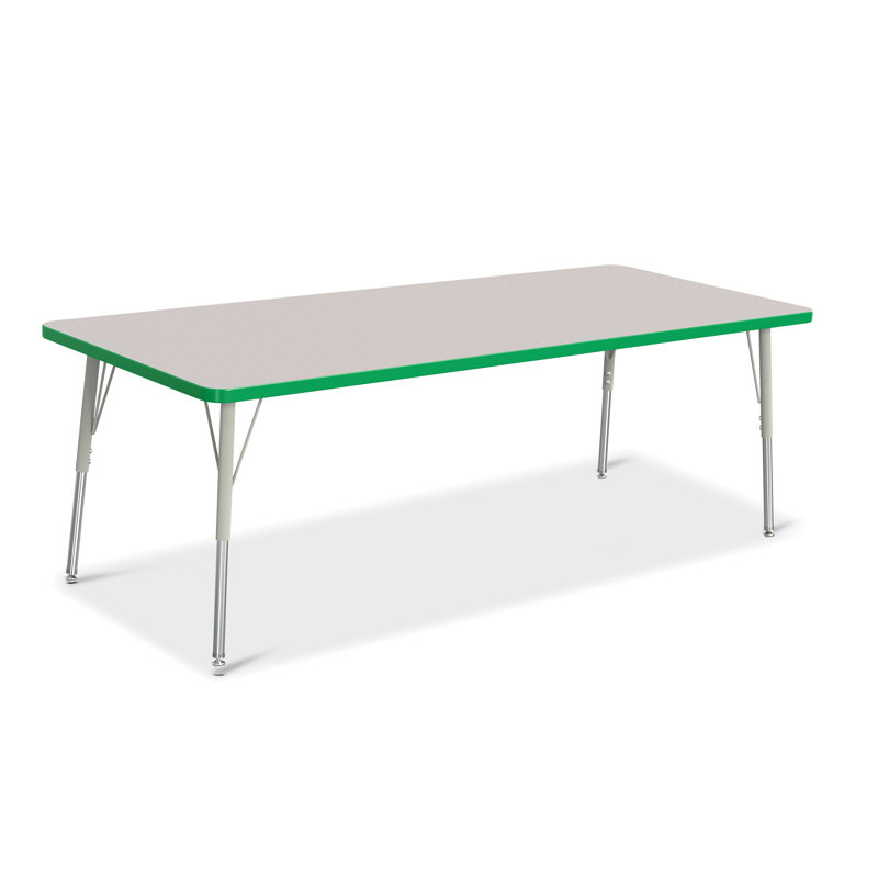 Tables d'activités Berries®, Vert, H 31 po x L 72 po x l 30 po, Adulte (24 po à 31 po )