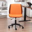 Chaise de bureau rembourrée en similicuir Bryonie-340057850