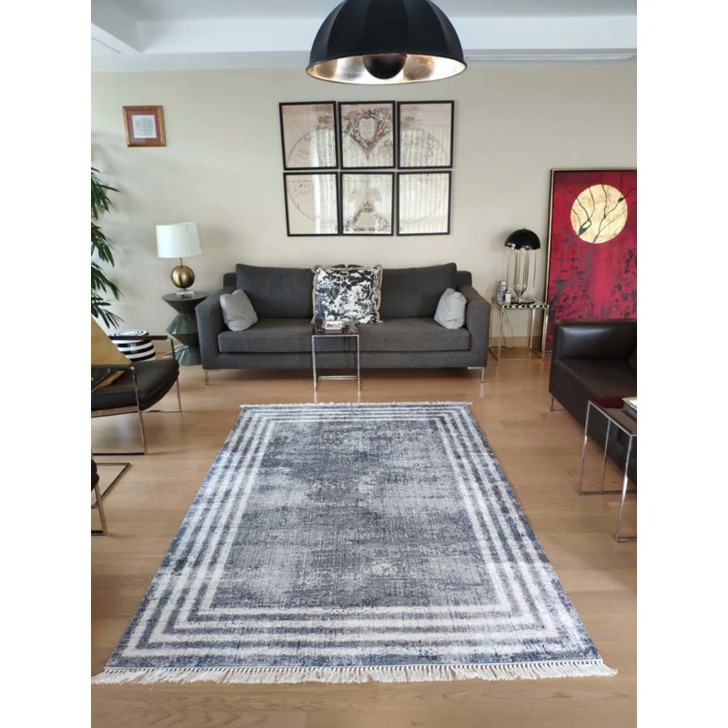 Tapis Maryemma avec envers antidérapant, Rectangle 3 pi 3 po x 3 pi 11 po