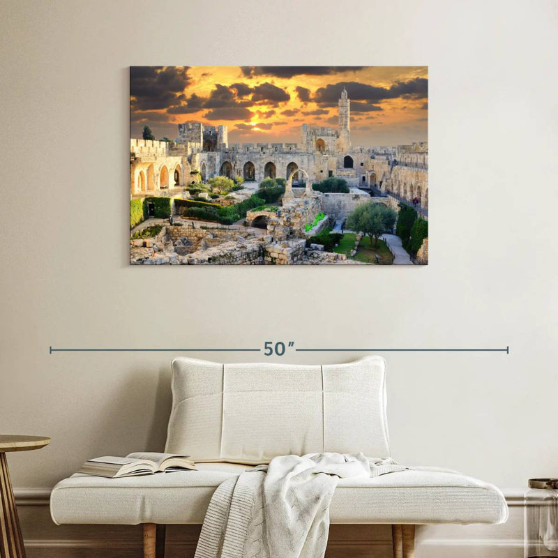 Hannes Tower Of David, 26" H x 39" W