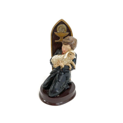 Figurine garçon avec agneau priant Ranks
