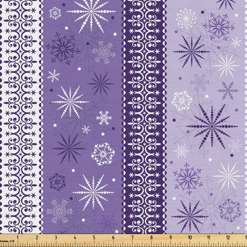 Ajmy Christmas Snowflake Noel Fabric