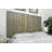 Canyon River Bluish-Gray Finish Solid Wood Headboard with Smooth Natural Wood Grain, Handcrafted Wall-Mounted Panels, Coastal Modern Bedroom Décor-364040691