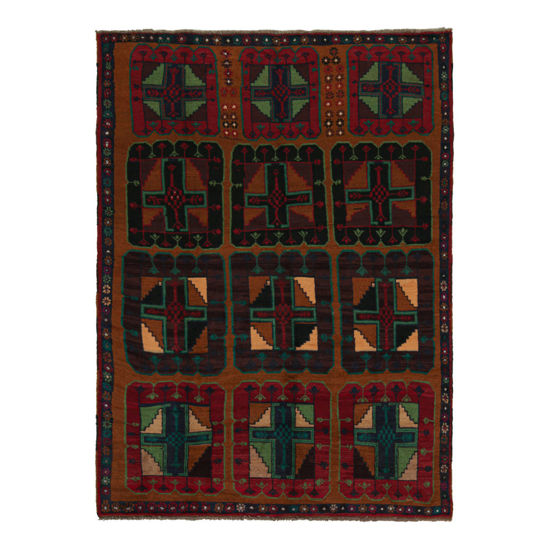 One-of-a-Kind Rectangle 6’ X 8’2” Hand Knotted Area Rug