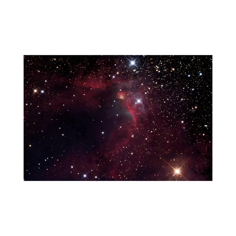 Cave Nebula (SH2-155) 1 Piece Wrapped Canvas Wall Art, 66.04 cm H x 45.72 cm W x 1.91 cm D