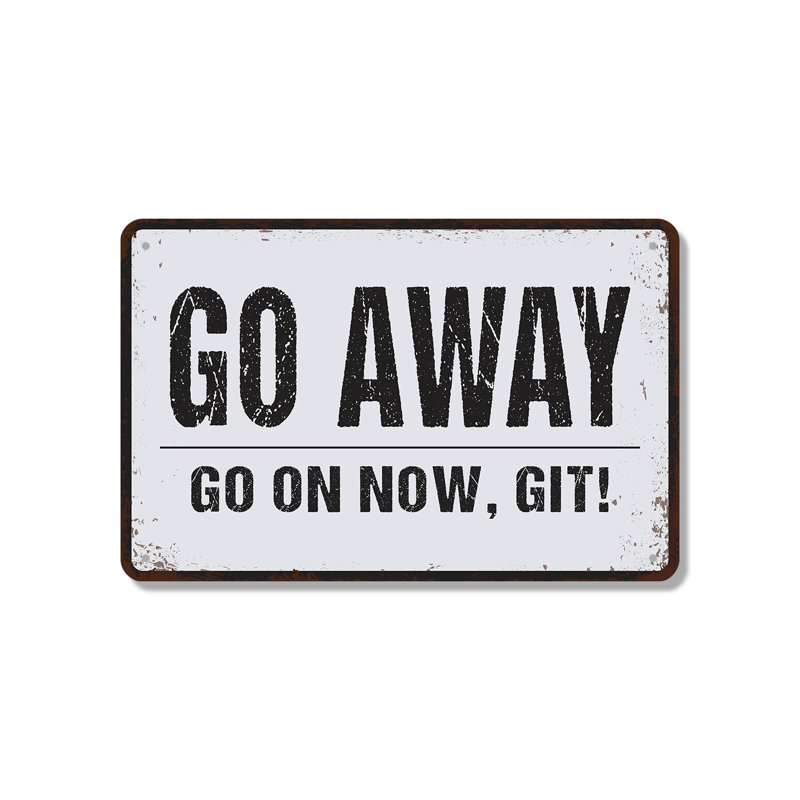 Enseigne Go Go Go Now 10 Go x 14 po, H 10 po x l 14 po x P 0,1 po