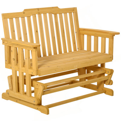 Banc oscillant et oscillant pour 2 personnes Outsunny