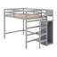 Lit mezzanine double avec garde-robe-2029846890