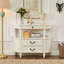 Console blanche en bois massif-724062479