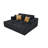 Boneless Froshtonvale Double Chaises Loveseat-545541884