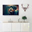 Geometric Rottweiler Dog - Wall Art-89191758-89191759
