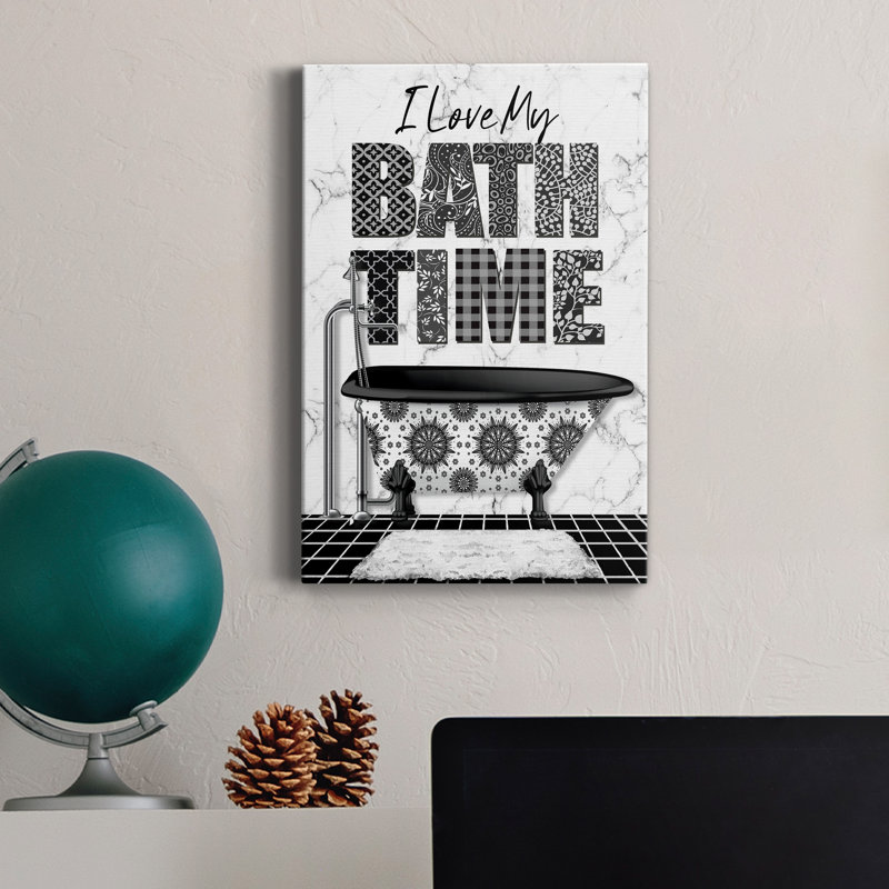 «Bath Time», impression sur toile tendue, H 12 po x l 8 po x P 1 po