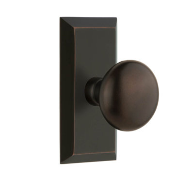 Grandeur Fifth Avenue Short Plate Double Dummy with Fifth Avenue Knob