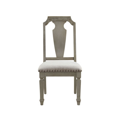 Chaise d'appoint de style transitionnel, ensemble de 2 chaises de salle à manger, chaise de cuisine