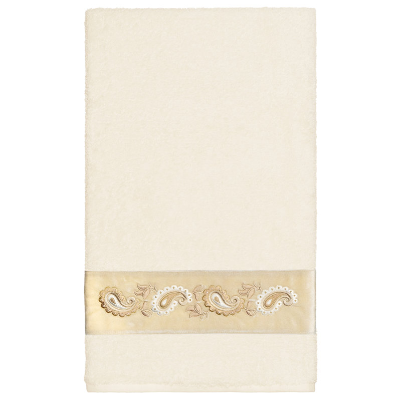  Ensemble de serviettes 4 pièces 100% coton turc, Crème