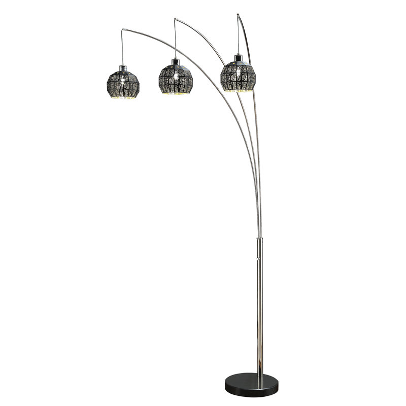 89.5'' Chrome Tree Floor Lamp