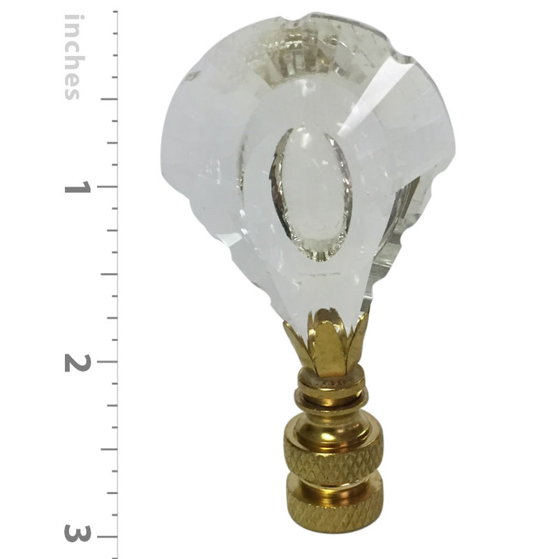 Faîteau lampe en cristal designer cut k9