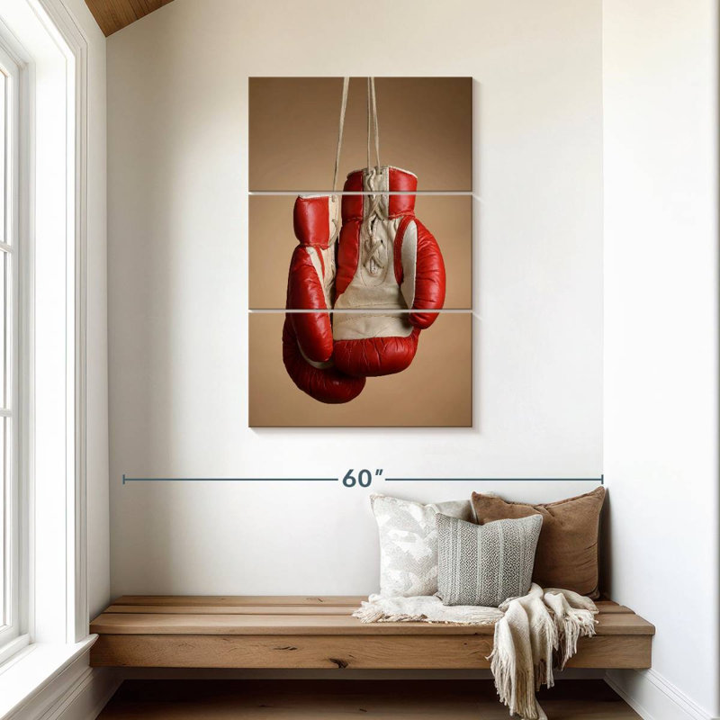 Gants de boxe suspendus Sireci, H 45 po x l 28 po