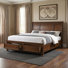 Ensemble de chambre à coucher en bois avec lit de rangement 6 pièces Corabella