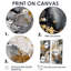 2 coups de pinceau délicats abstraits gris et or gris 3 pièces-584192958-584192953-584192945