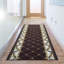 Tapis touffeté à motif géométrique brun Omri-406549498