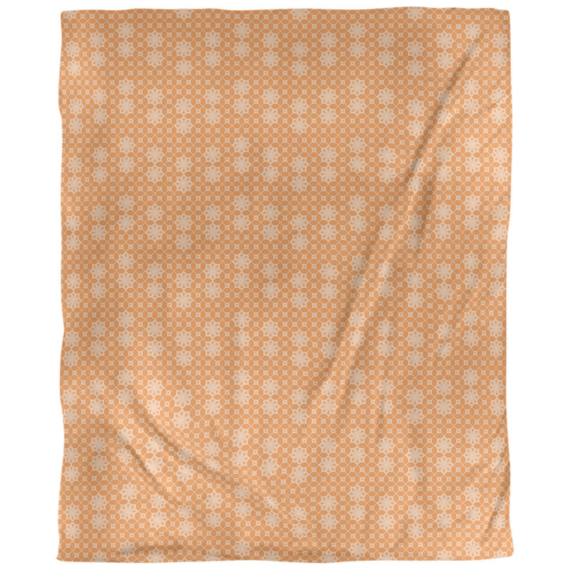 Housse de couette simple Katelyn Elizabeth, Housse de couette pour lit simple, Microfibre, Orange / blanc