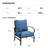 Balderston 23.6'' Wide Patio Club Chair with Olefin Cushions-2145850033