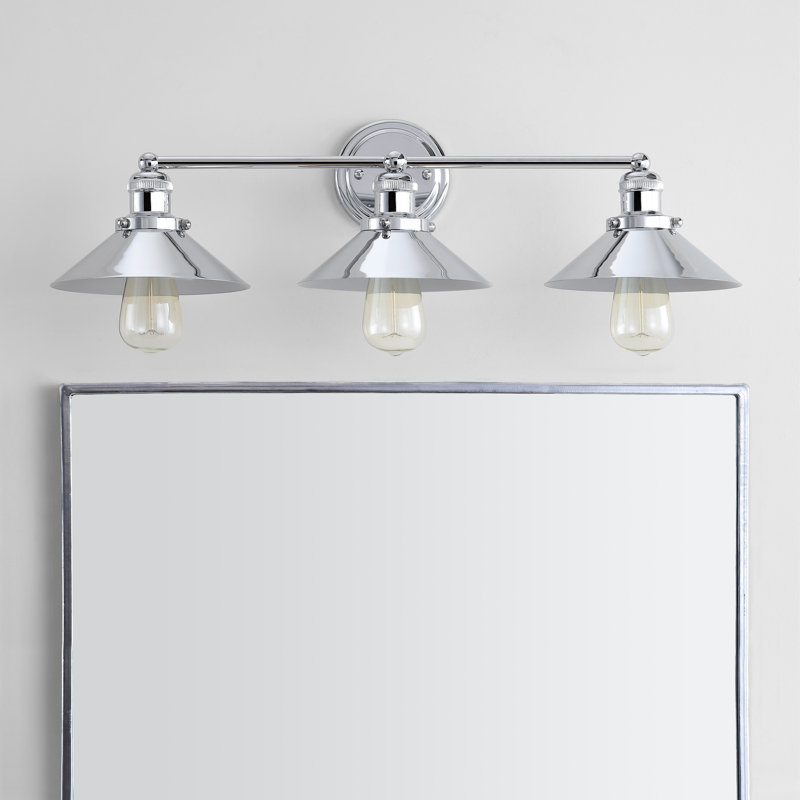 Éclairage pour meuble-lavabo en métal Bagatelle, Chrome chrome, 3
