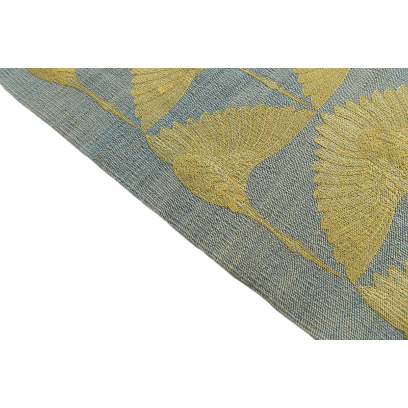 Tapis bleu clair 6x9