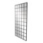 Miroir de plancher en métal noir