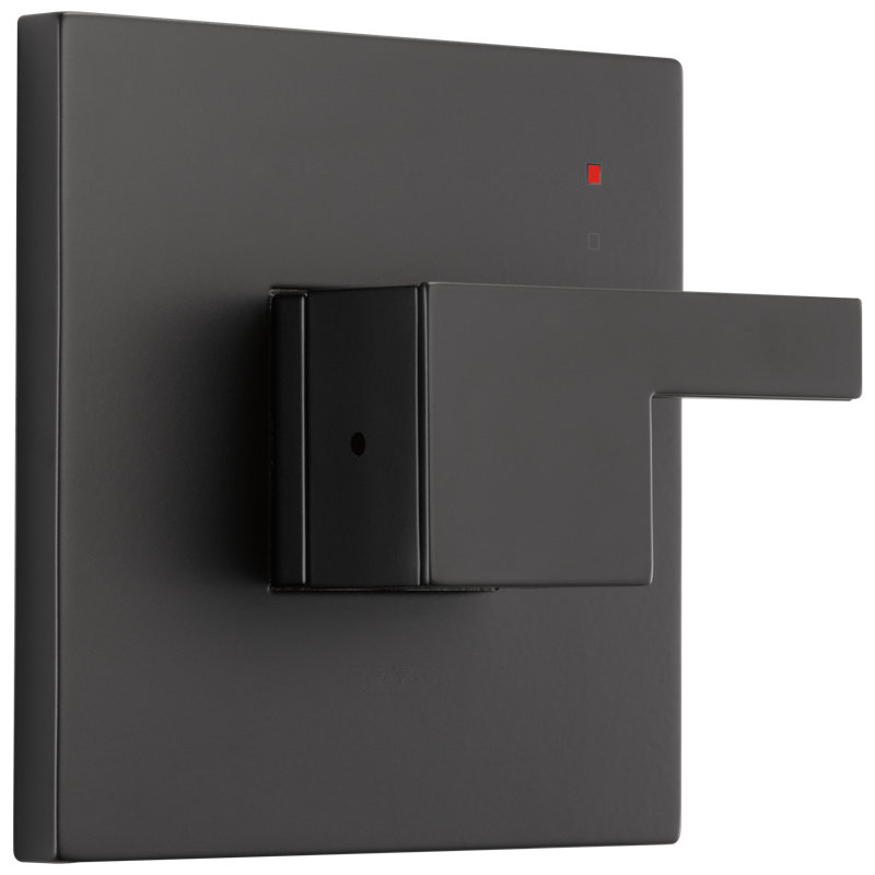 Siderna® Pressure Balance Valve Trim, Matte Black