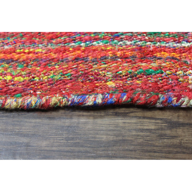 Patridge Wool Abstract Indoor Rug, Rectangle 5' x 8'