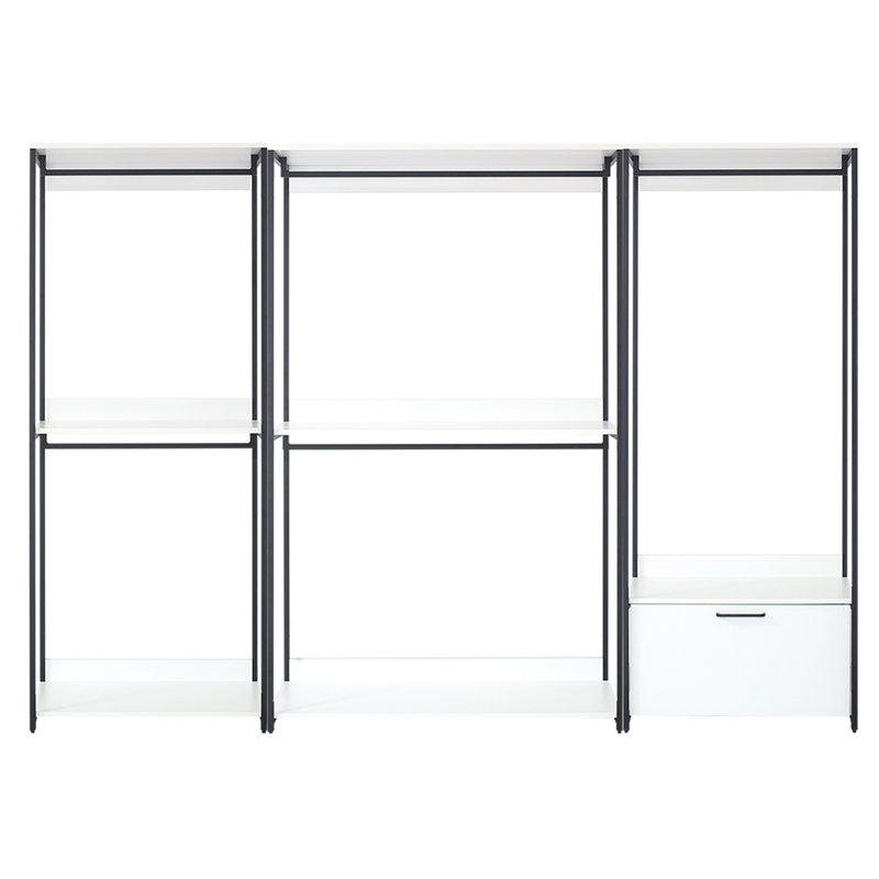 Armoire en métal - Très profond, chaleur et eau, tiroirs profonds classés E0 Scratch, conception modulaire