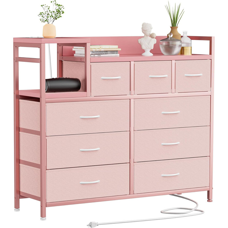 Anastasya Accent Cabinet, Pink